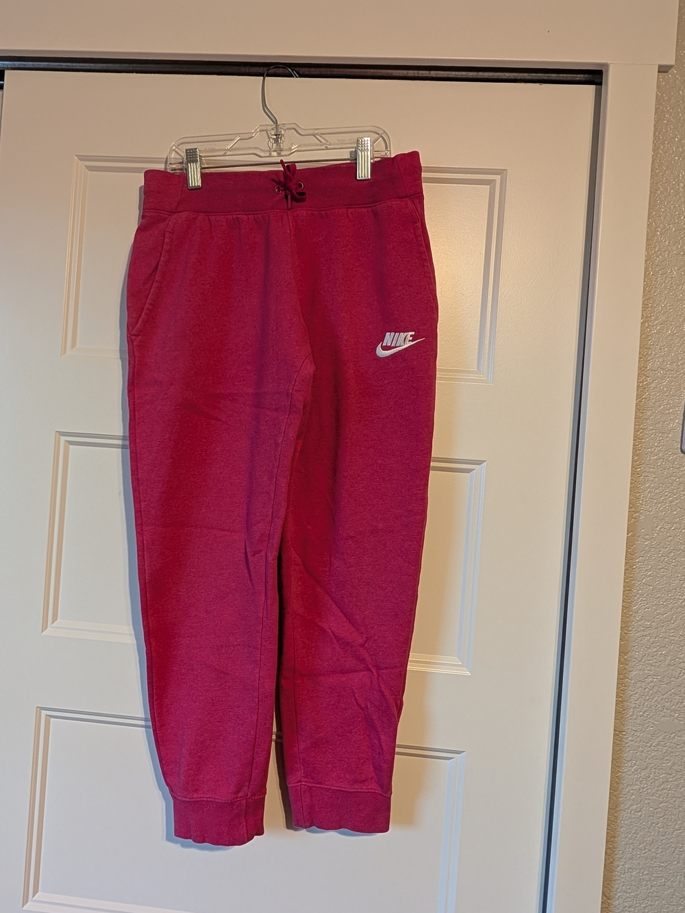 Nike Kids Pink Fleece Sweatpants